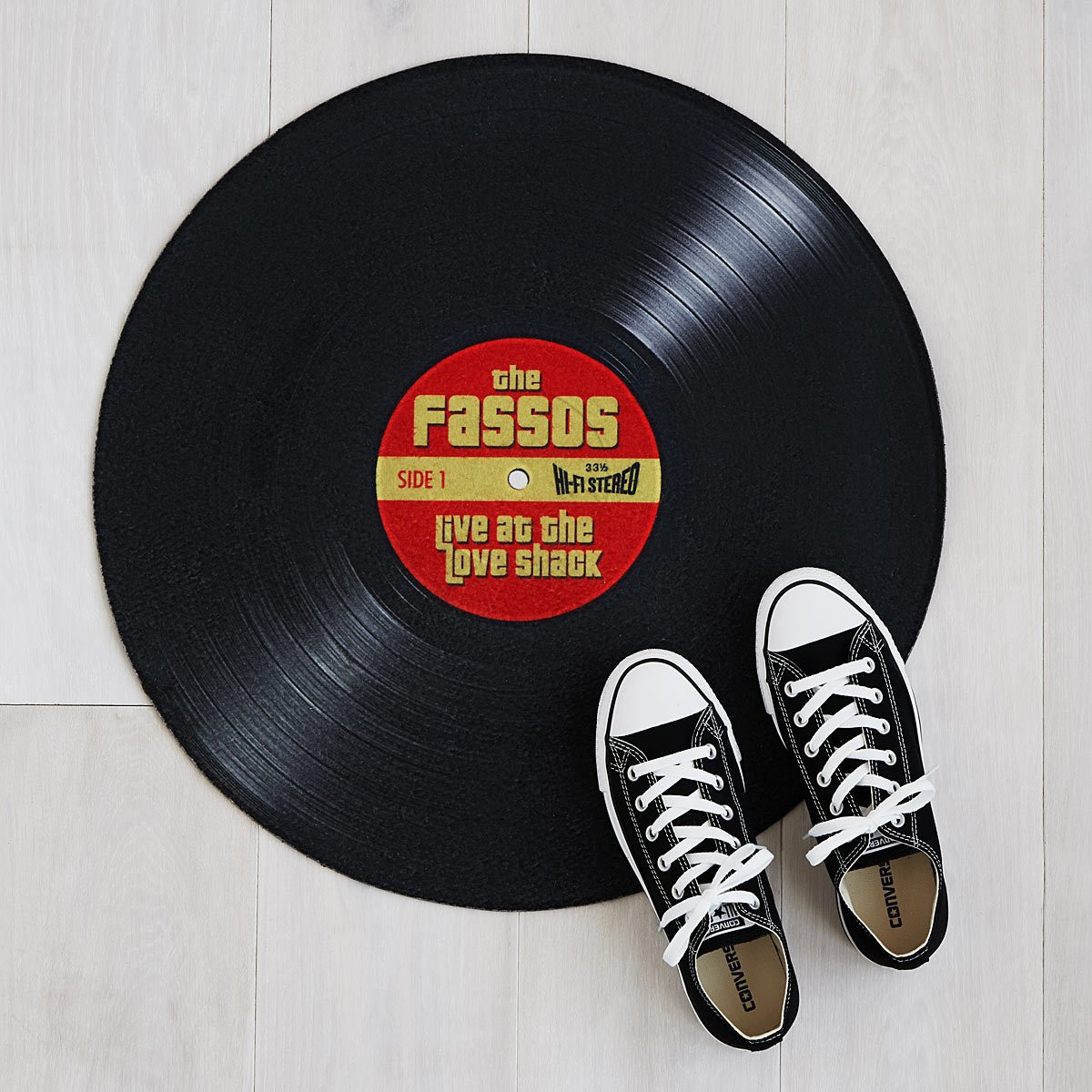 Personalized Record Doormat | UncommonGoods