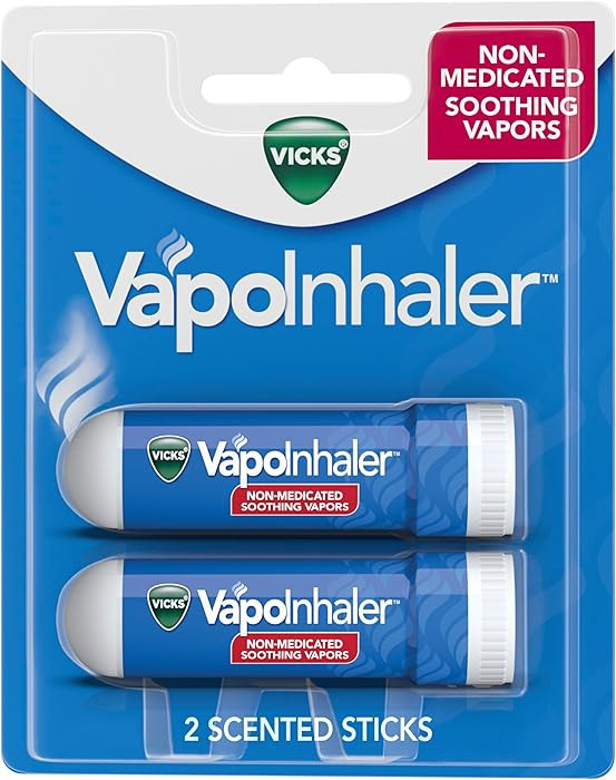 Vicks VapoInhaler, On-the-Go Portable Nasal Inhaler, Non-Medicated, With Refreshing Vicks Vapors,... | Amazon (US)