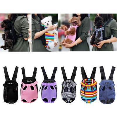 Pet Carrier Backpack Adjustable Pet Front Cat Dog Carrier Travel Bag Legs Out | eBay US