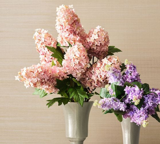 Faux Oversized Cone Hydrangea Bundle | Pottery Barn (US)