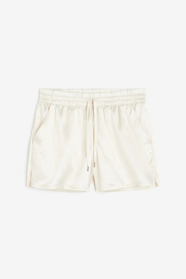 Satin Pull-on Shorts | H&M (US)