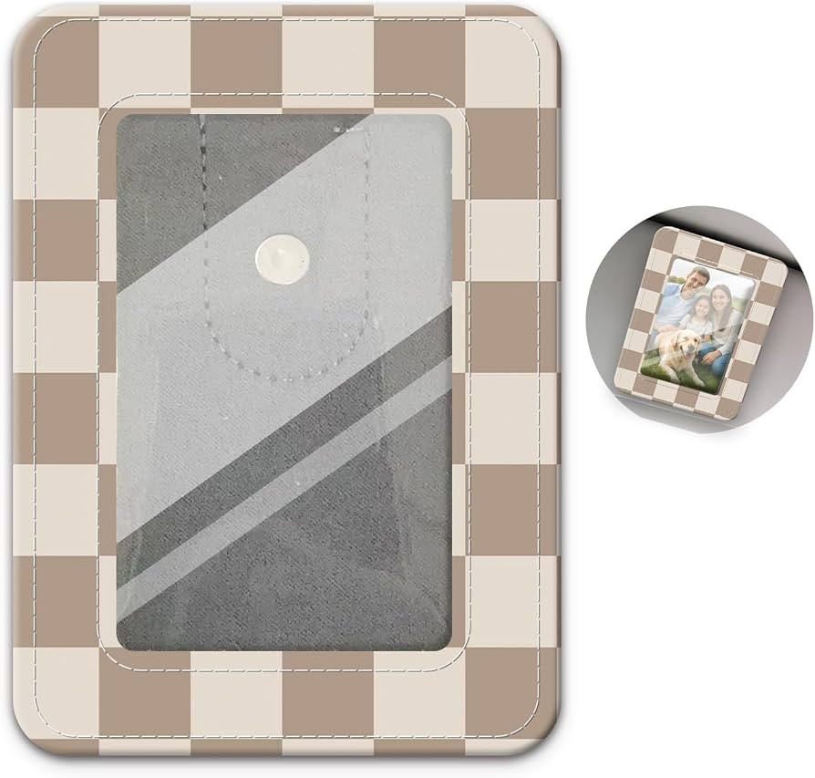 Leather Car Picture Holder and Visor Photo Clip, Cute Car Photo Holder Display Visor Photo Frame ... | Amazon (US)