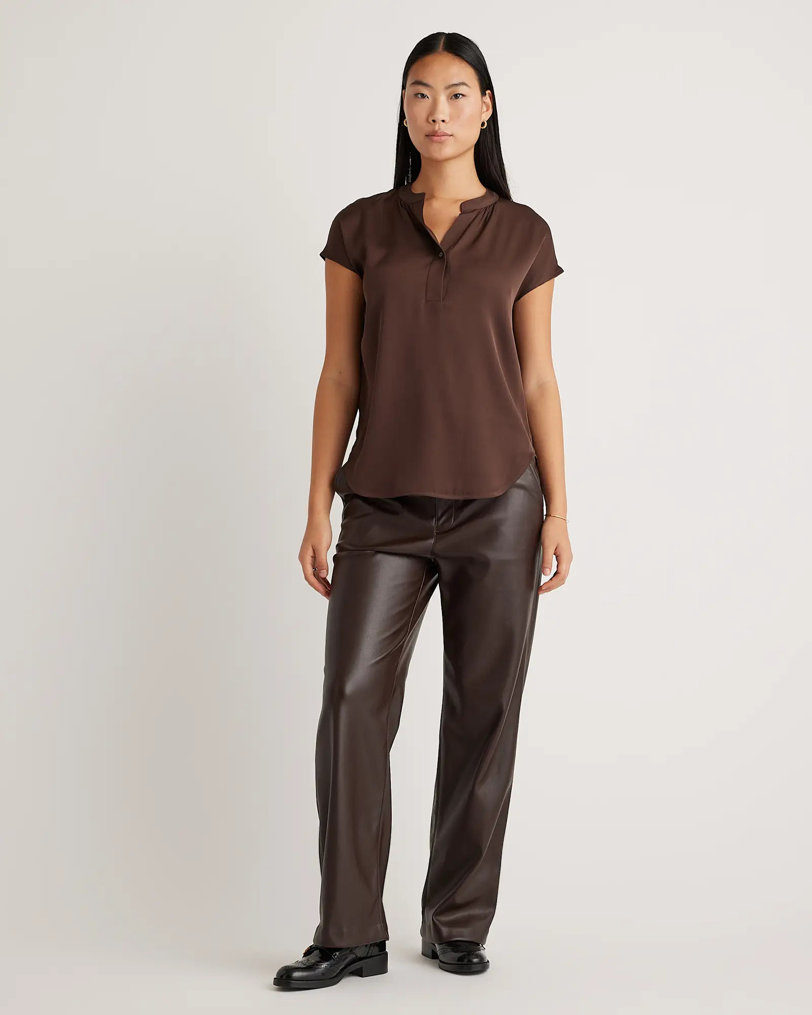 Women's Washable Stretch Silk Dolman Sleeve Blouse | Quince