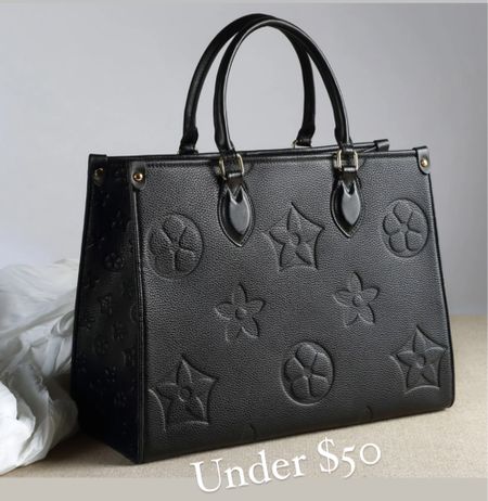 Louis Vuitton handbag look alike and alternative under $50! A great designer inspired tote  

#LTKFindsUnder50 #LTKItBag #LTKSaleAlert