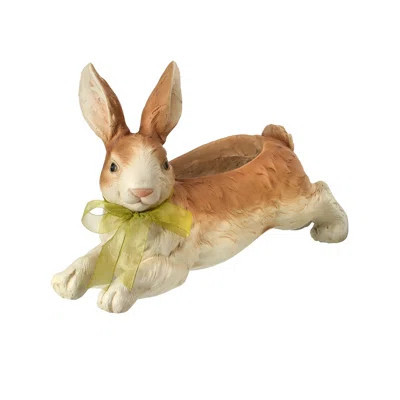 Leaping Bunny Stone Statue Planter | Wayfair North America