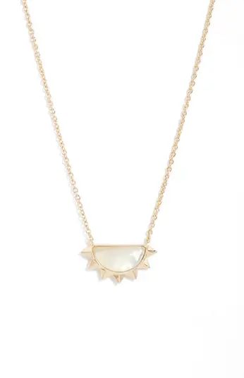 Sienna Half Sun Pendant Necklace | Nordstrom