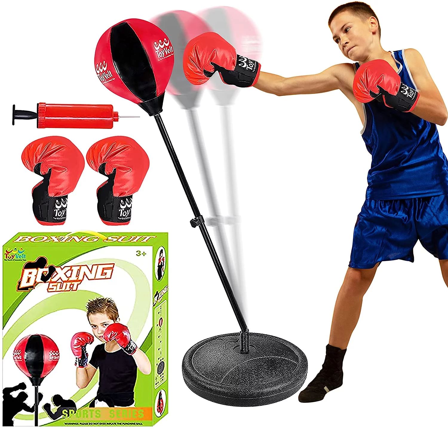 ToyVelt Punching Bag Boxing Set for Kids - Walmart.com | Walmart (US)