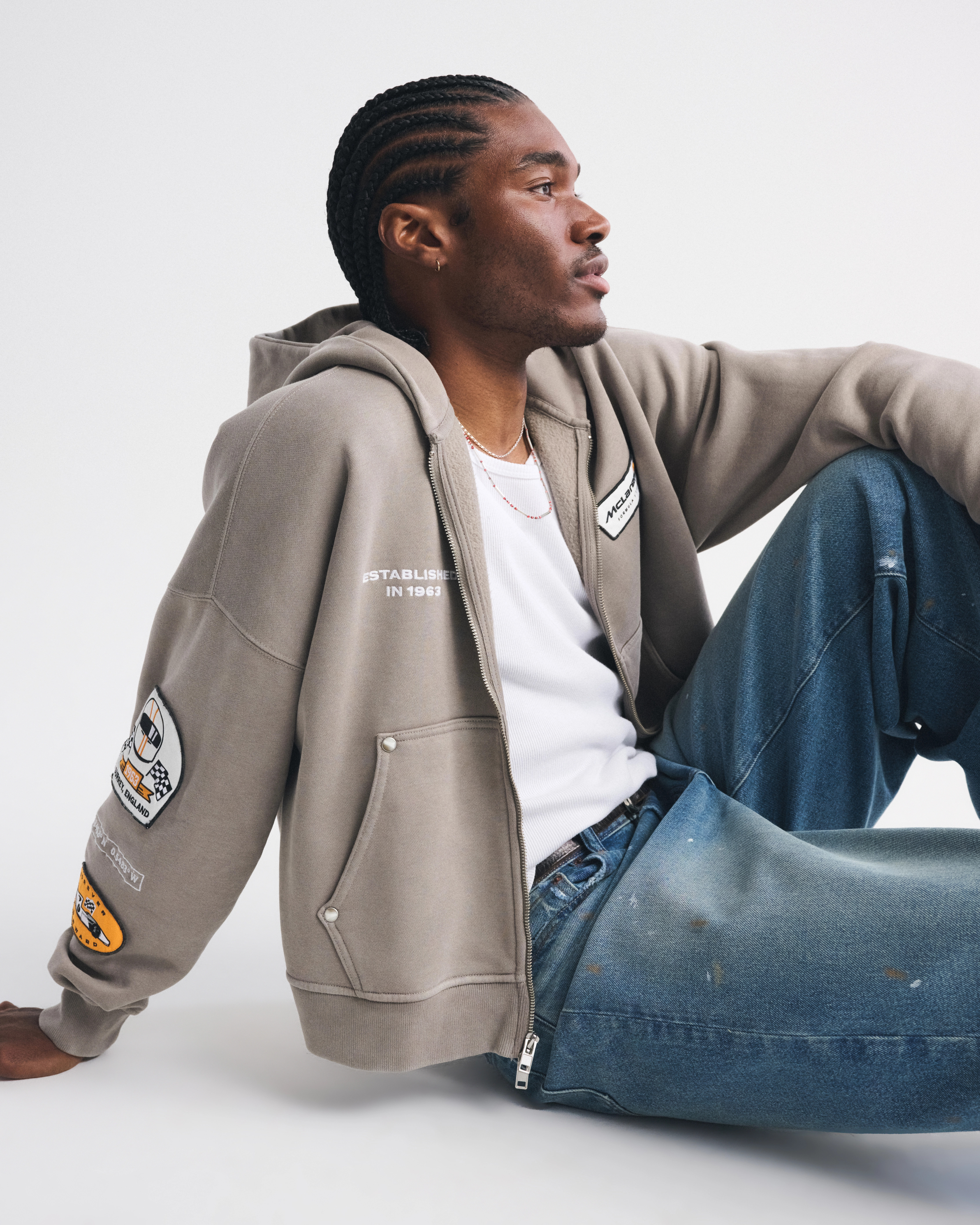 McLaren Full-Zip Hoodie | Abercrombie & Fitch (US)