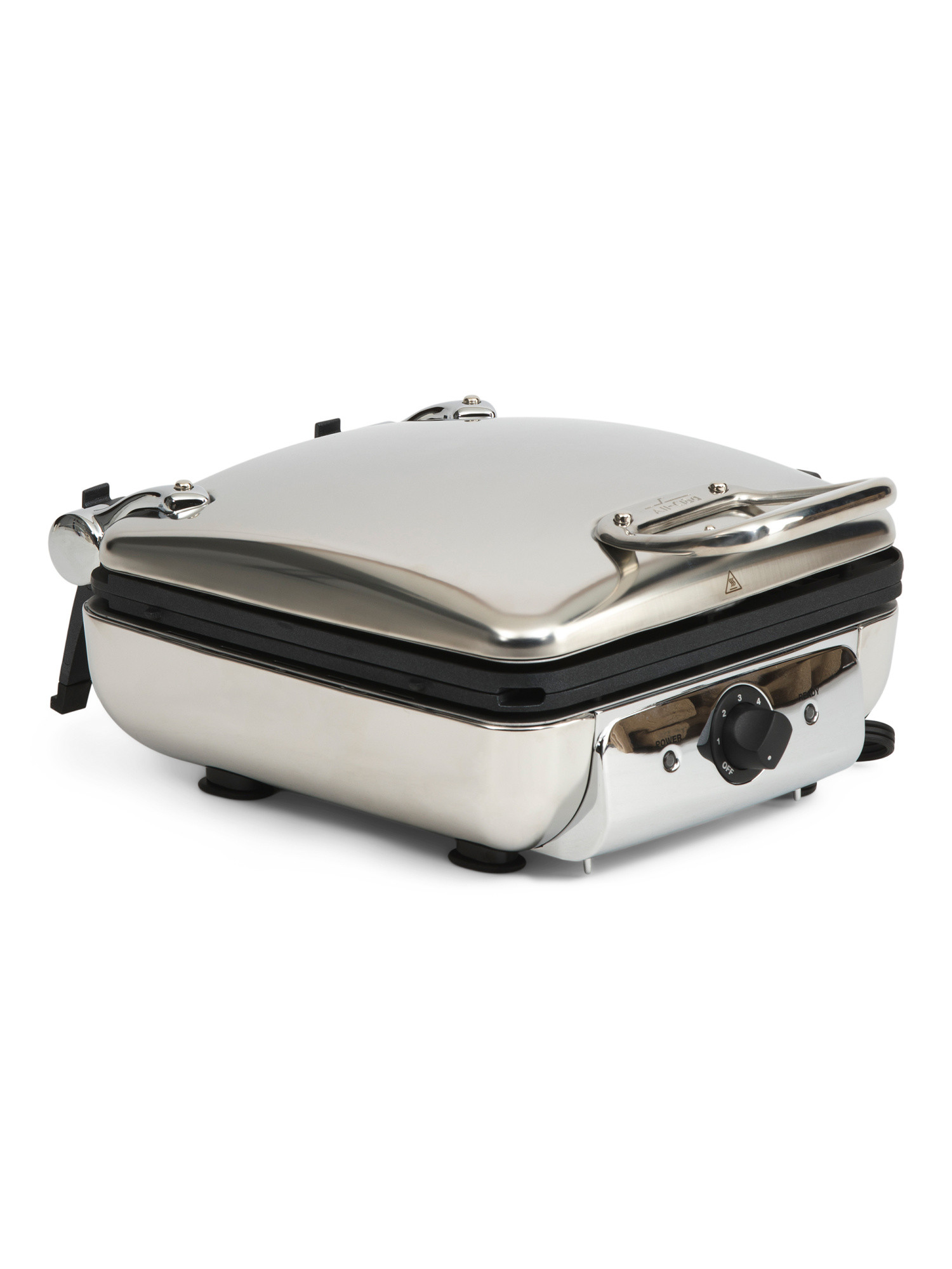 Stainless Steel 4 Slice Waffle Maker Slightly Blemished | TJ Maxx