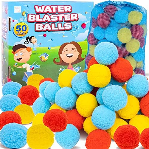 Hapinest Reusable Water Soaker Balls Outdoor Toys and Games for Kids and Teens Boys and Girls - Summ | Amazon (US)