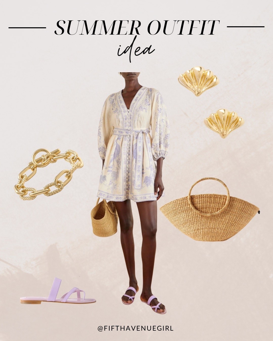 Vacation style, perfected ☀️🌴 A flirty Zimmermann mini dress, a chic raffia tote, and seashell earrings 🤍

#LTKsummer #LTKtravel #LTKdresses