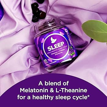 OLLY Sleep Melatonin Gummy, All Natural Flavor and Colors with L Theanine, Chamomile, and Lemon B... | Amazon (US)
