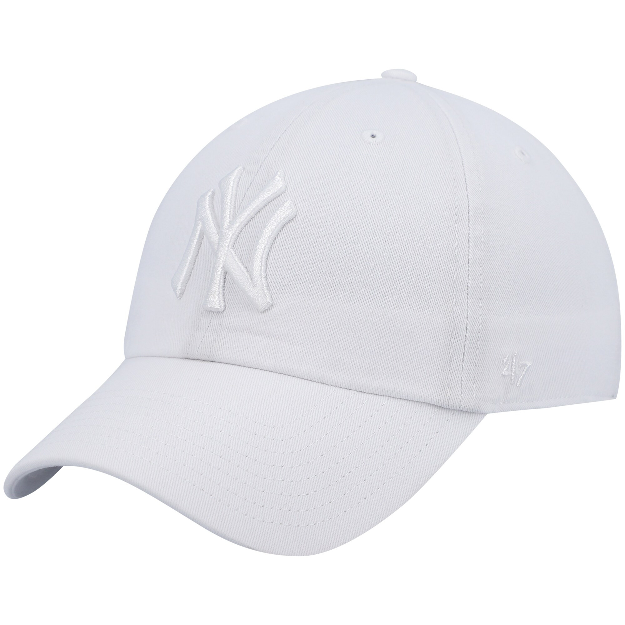 New York Yankees '47 Clean Up Adjustable Hat - White | Lids