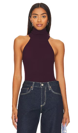 Michael Lauren Romulus Tank in Burgundy. - size L | Revolve Clothing (Global)