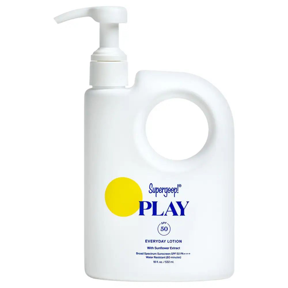 Supergoop Play Everyday Lotion SPF 50 with Sunflower Extract 18 fl oz / 532 ml (White - SPF 50 - Bod | Bed Bath & Beyond