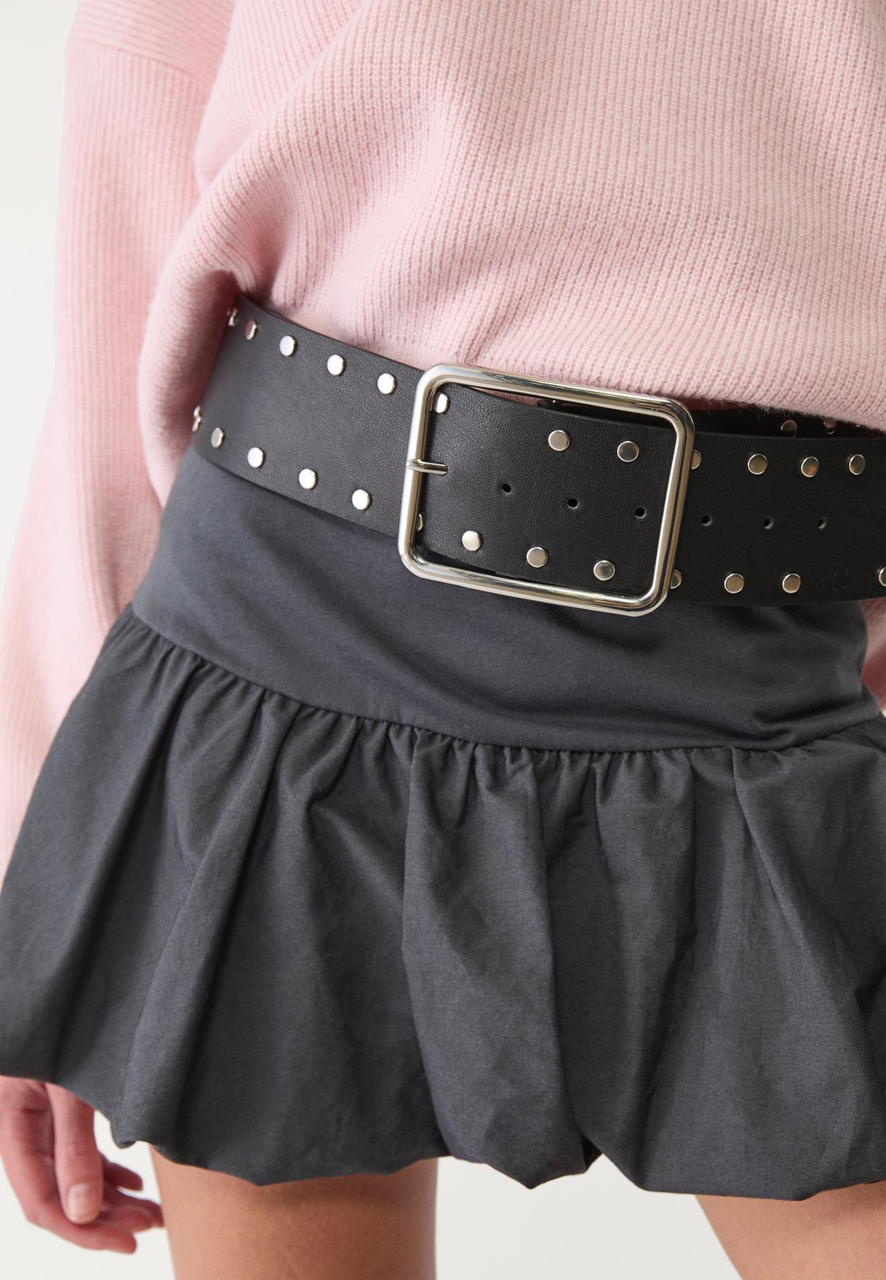 WIDE STUDDED BELT | Stradivarius (UK)