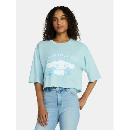 Sanrio Cinnamoroll Women s Graphic Skimmer Tee Sizes XXS-XXL | Walmart (US)