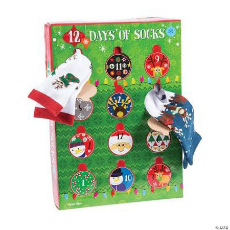 12 Days Of Christmas Socks Gift Set - Party Wear - 12 Pieces | Walmart (US)