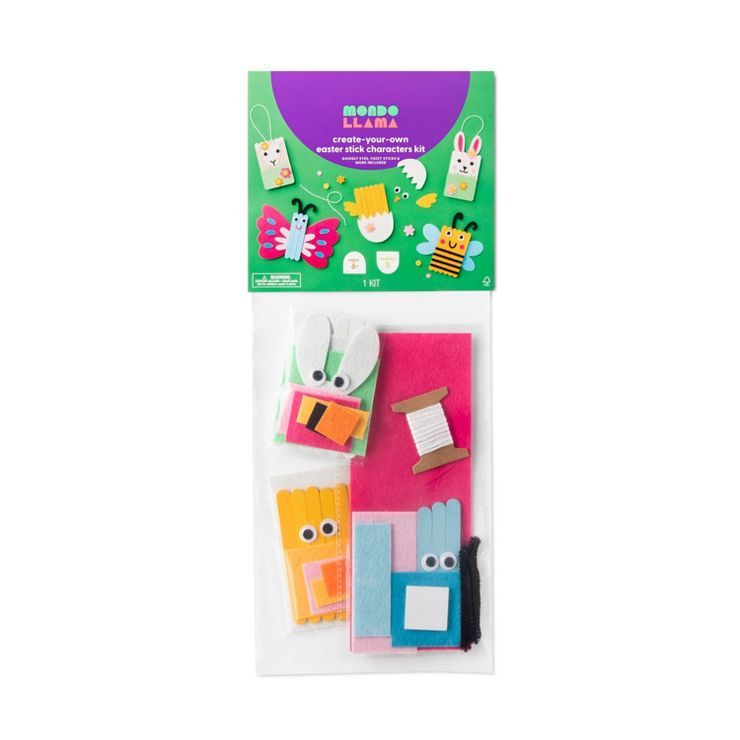 Create-Your-Own Easter Stick Characters kit - Mondo Llama™ | Target
