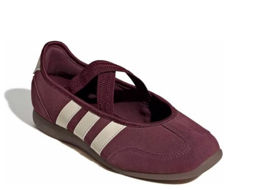 adidas Women's Barreda Mary Jane, Maroon/Cream White/Gold Metallic, 10 | Amazon (US)