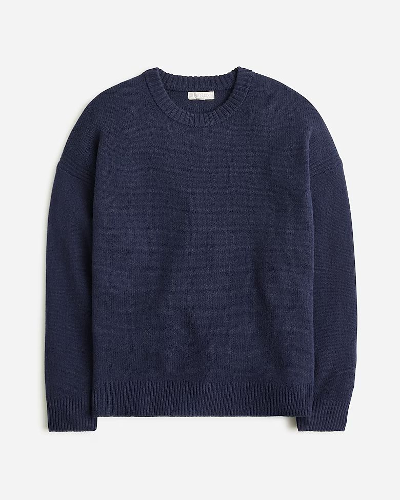 Relaxed crewneck sweater in wool | J. Crew US