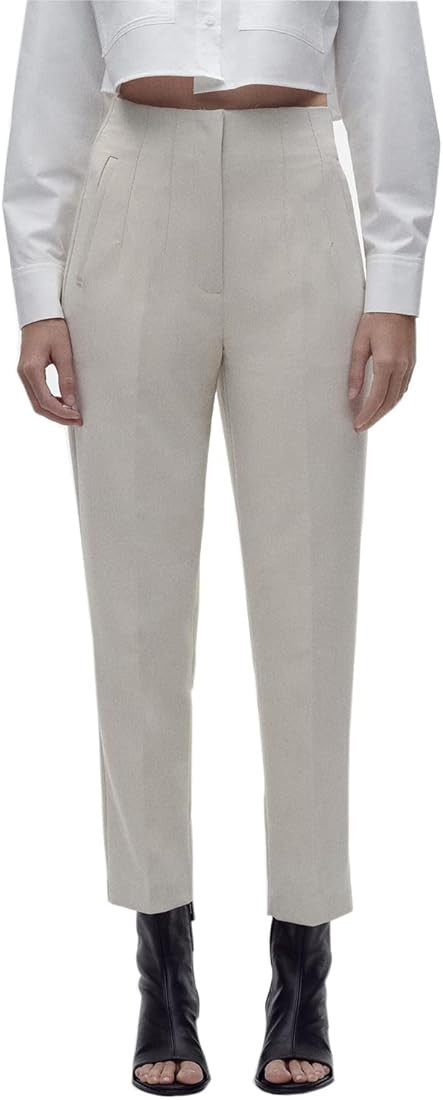 Kusogiay High Waist Dress Pant for Women Business Trousers Work Office Pants with Pockets | Amazon (US)