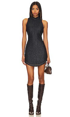 Amanda Uprichard X Revolve Marshall Mini Dress in Indigo from Revolve.com | Revolve Clothing (Global)