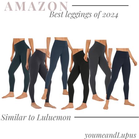 Best Amazon Leggings, similar to LULUemon leggings, high waisted workout leggings, buttery soft, ankle leggings, fitness, exercise, Amazon finds, YoumeandLupus 

#LTKstyletip #LTKGiftGuide #LTKfitness