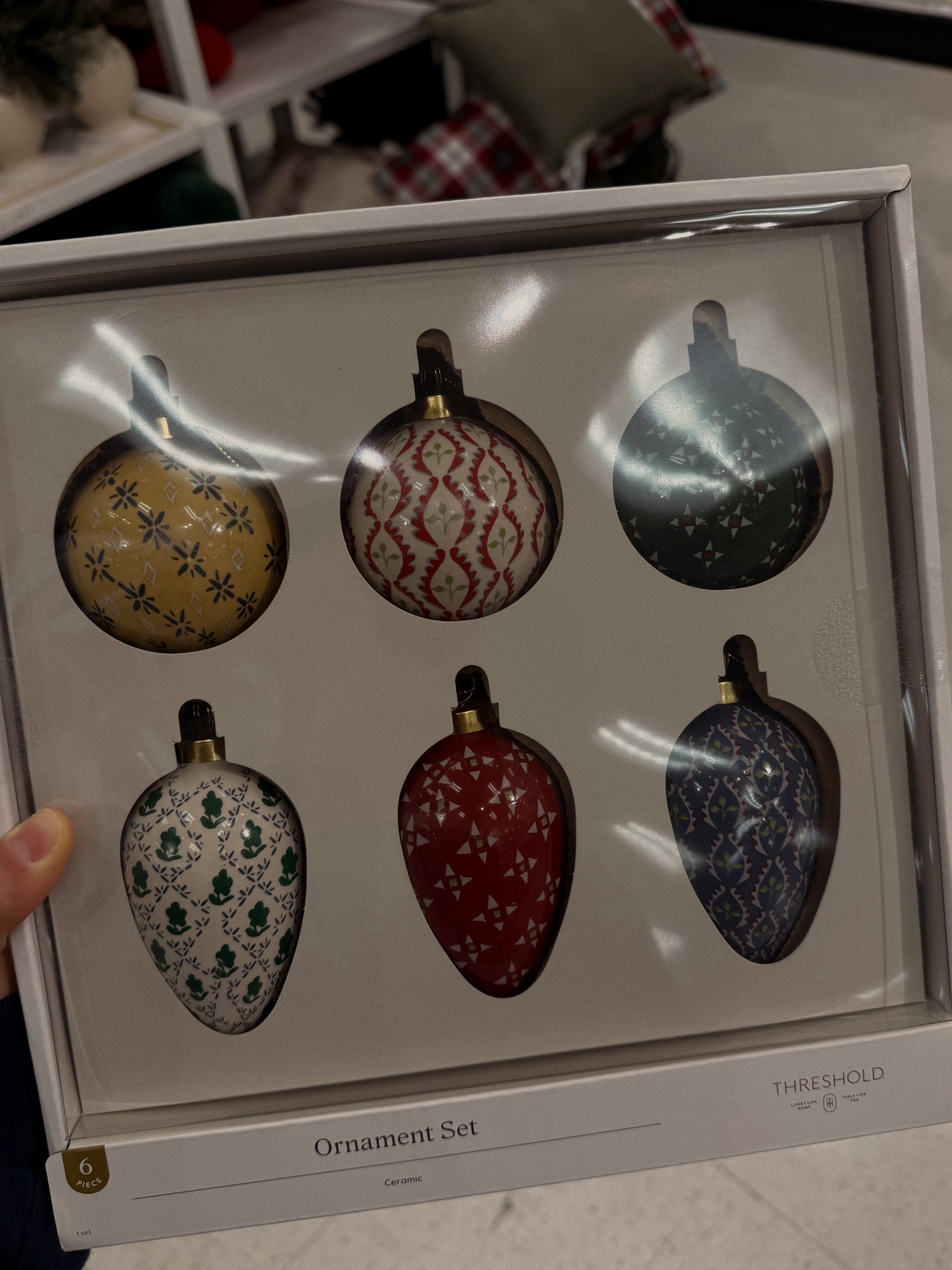 Glass ornaments set from Target 🥹

#LTKSeasonal #LTKHoliday #LTKFamily