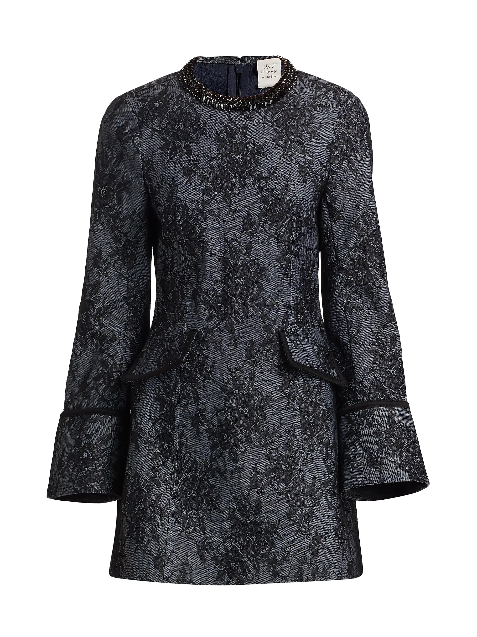 Reina Lace Cotton-Blend Minidress | Saks Fifth Avenue