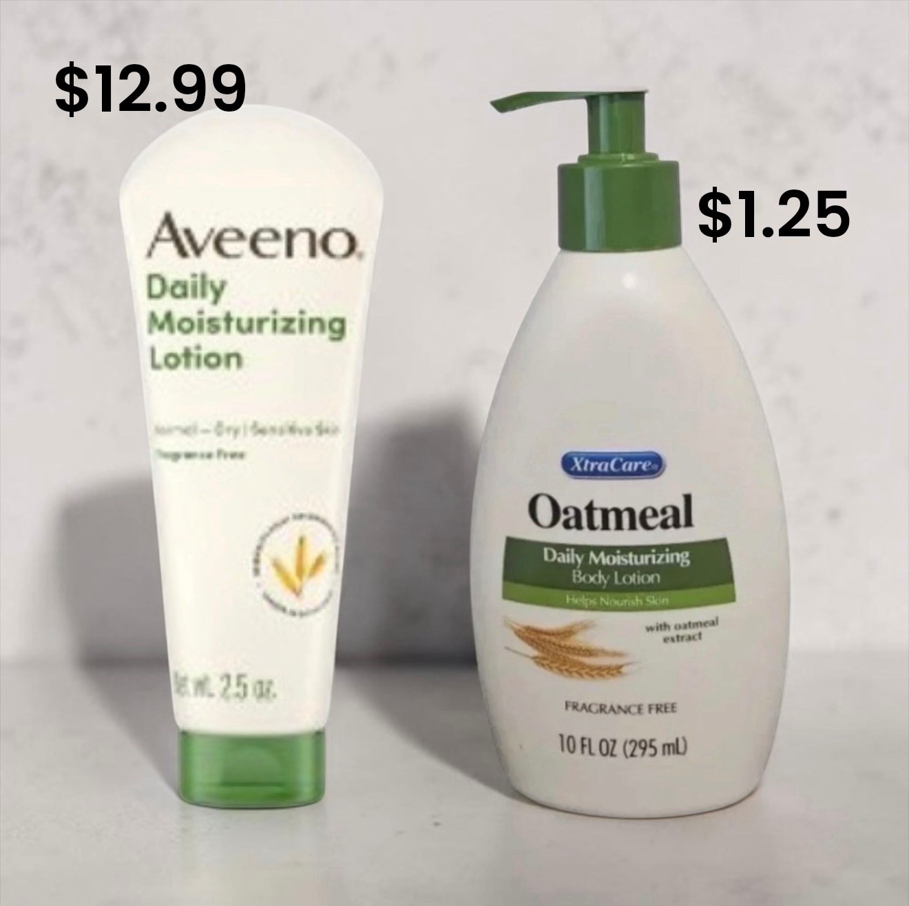 dupefind / budgetbeauty / drugstoredupe / skincaresteal / oatmealskincare / sensitivefriendly / hydrationboost / everydayglow / affordableluxury / smoothskin / targetfinds / dollarstoregem / beautyhack / simpleingredients / glowonabudget / skincaredupes / softskinszn / under5beauty / moisturelock / easybeauty

Hashtags:
#dupe #beautydupe #drugstorefinds #affordableskincare #skincaredupes #dollartreefinds #budgetbeauty #glowonabudget #oatmeallotion #sensitiveskinfriendly

Blurb:
Same soothing oatmeal base, lightweight texture, and long-lasting hydration as Aveeno Daily Moisturizing Body Lotion—but for a fraction of the price. This dupe locks in moisture, calms dry skin, and keeps you soft all day without the splurge.