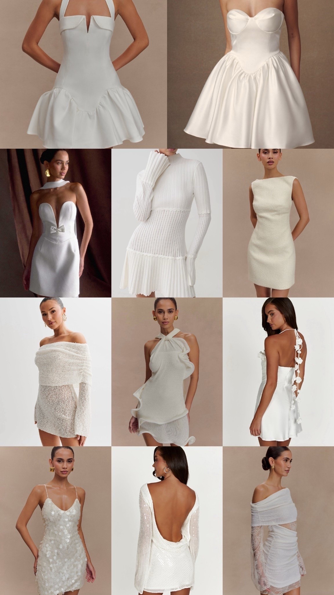 Meshki white mini dresses for the bride to be starting at $55.

Country concert dresses, spring dresses, resort wear 2026, date night dresses, bachelorette weekend, bachelorette party dresses, honeymoon packing, bridal shower dresses, engagement photo shoot, festival dresses, graduation dresses.

#LTKFestival #LTKWedding #LTKSeasonal