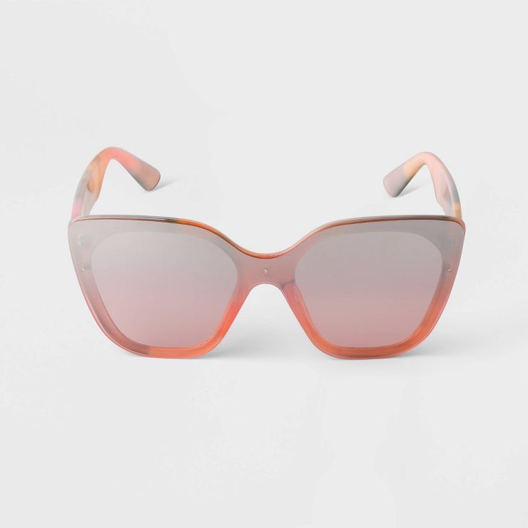 Women's Square Shield Sunglasses - A New Day™ | Target