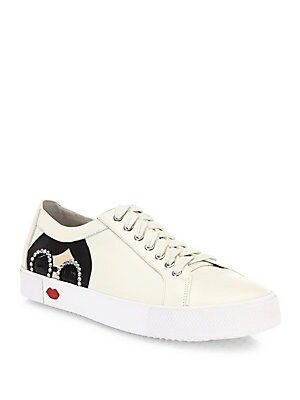Stace Taylor Leather Sneakers | Saks Fifth Avenue OFF 5TH