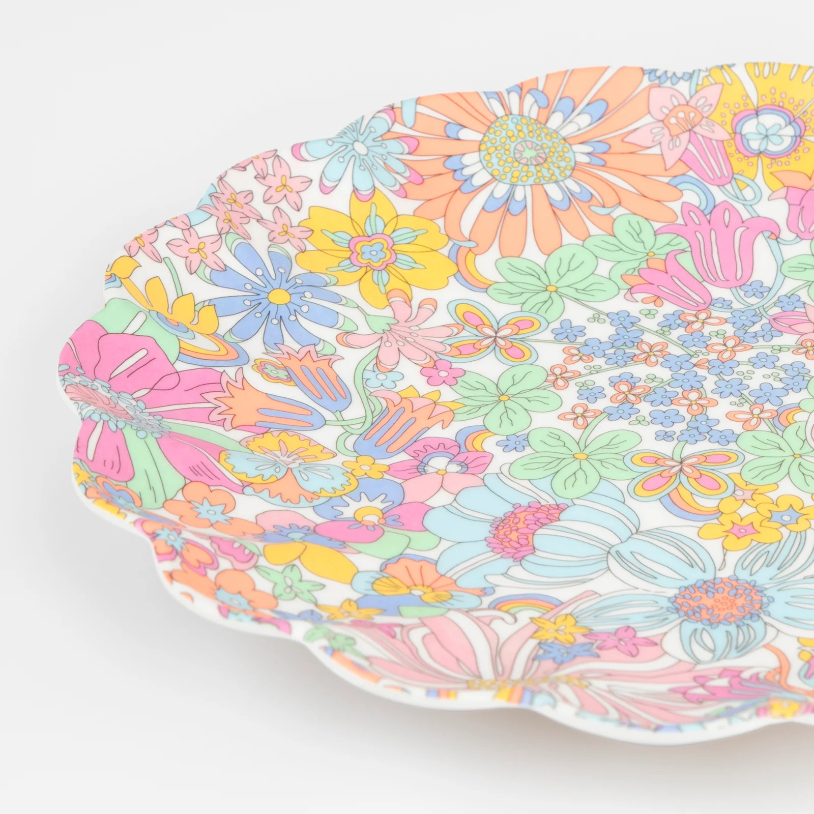 Colorful Floral Plate | Meri Meri