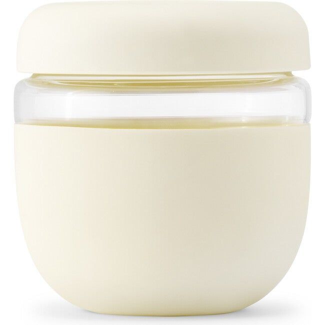 W&P Design | Porter 24-oz. Seal-Tight Glass Bowl, Cream (White) | Maisonette | Maisonette