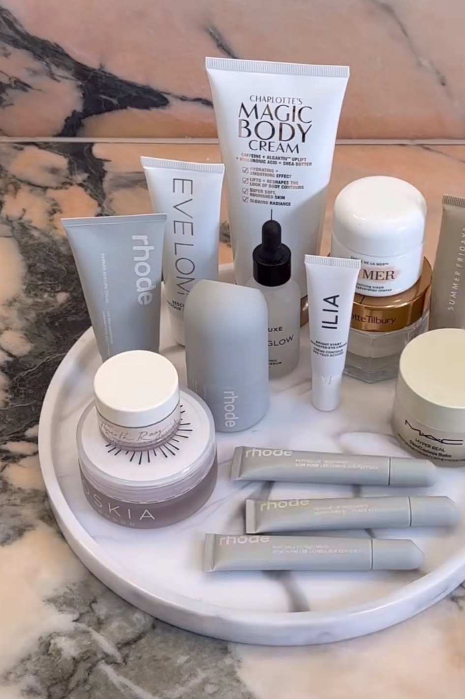 Marble Circle Tray 🤍