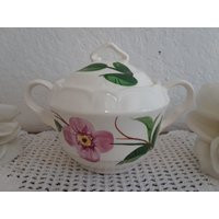 Vintage Pink Flower Sugar Bowl Set By Stetson Hand Painted Underglaze Heritage Dinnerware Midcentury Country Farmhouse Cottage Kitchen Decor | Etsy (US)