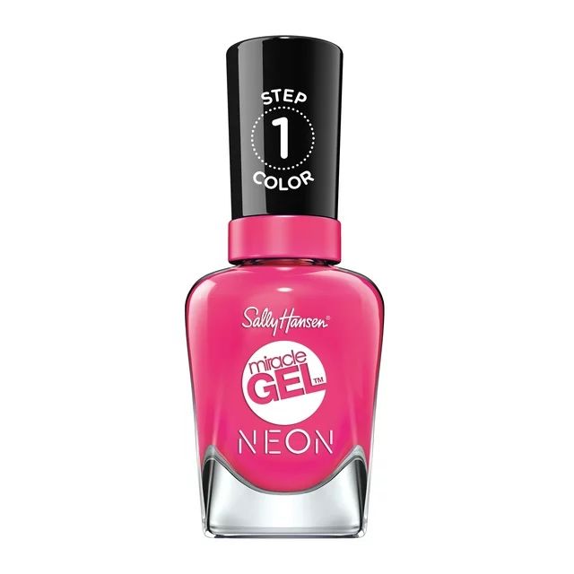 Sally Hansen Miracle Gel Nail Polish, Fuchsia Fever, 0.5 fl oz, No UV Lamp Needed | Walmart (US)