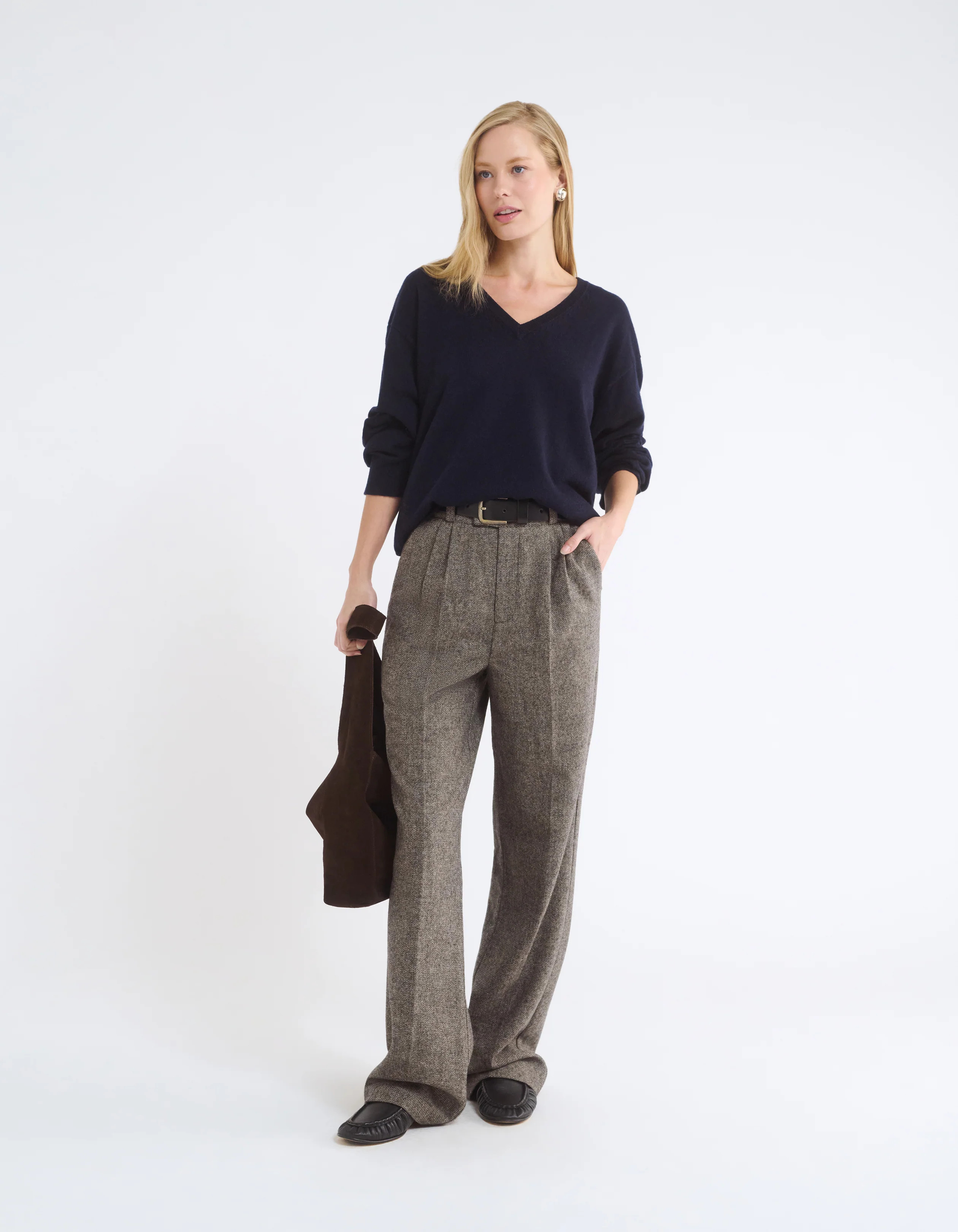 Troubadour Trouser | Heathered Herringbone | Rumored