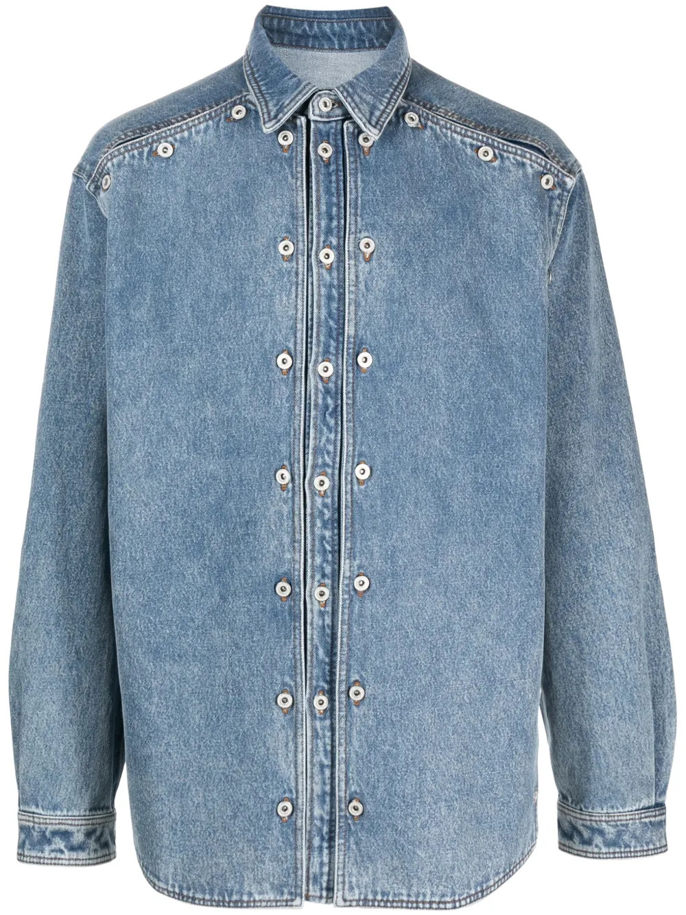 Snap Off denim shirt | Farfetch Global
