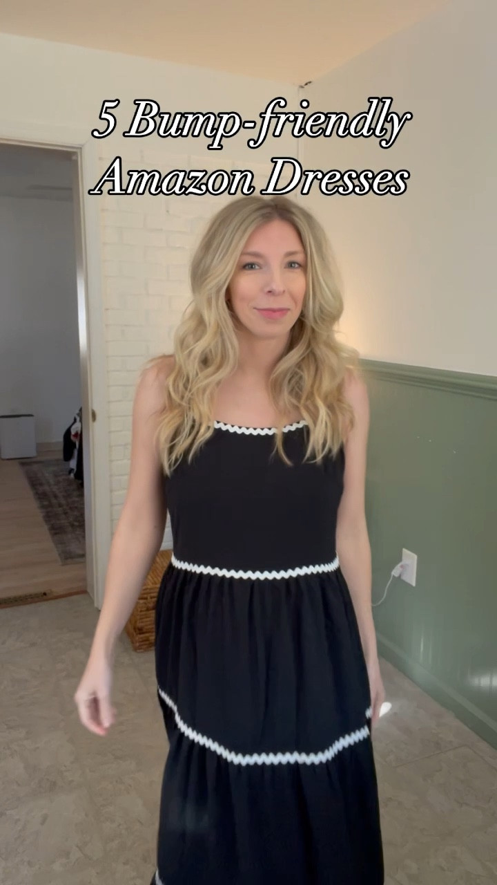 Bump friendly Amazon dresses you can wear pre and post partum! 

Maxi dress, striped dress, vacation dress, spring break, flowy dress, black dress, maternity dresses 

#LTKStyleTip #LTKSeasonal #LTKBump