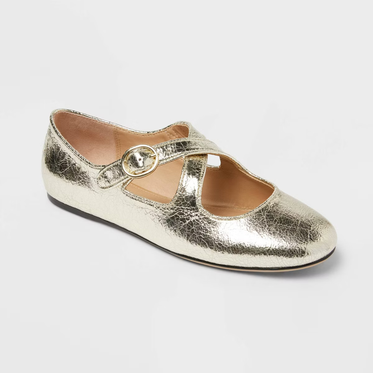 Women’s Tasmin Flats – A New Day™ Gold | Target