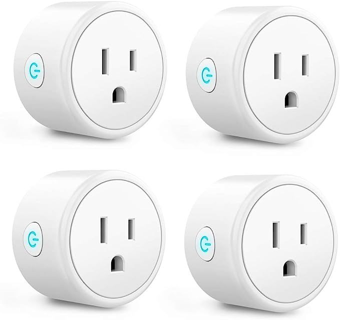 Alexa Smart Plugs - Aoycocr Mini WIFI Smart Socket Switch Works With Alexa Echo Google Home, Remo... | Amazon (US)