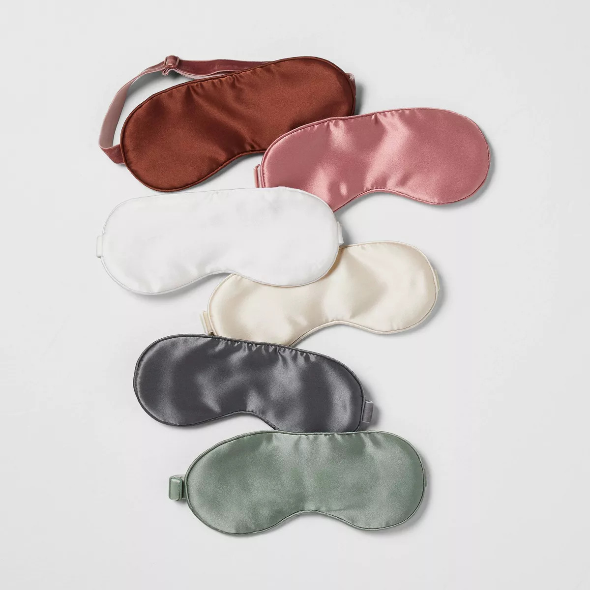 Solid Silk Eye Mask Natural - Casaluna™: Adjustable, Hand Washable, Polyester Filled, OEKO-TEX ... | Target