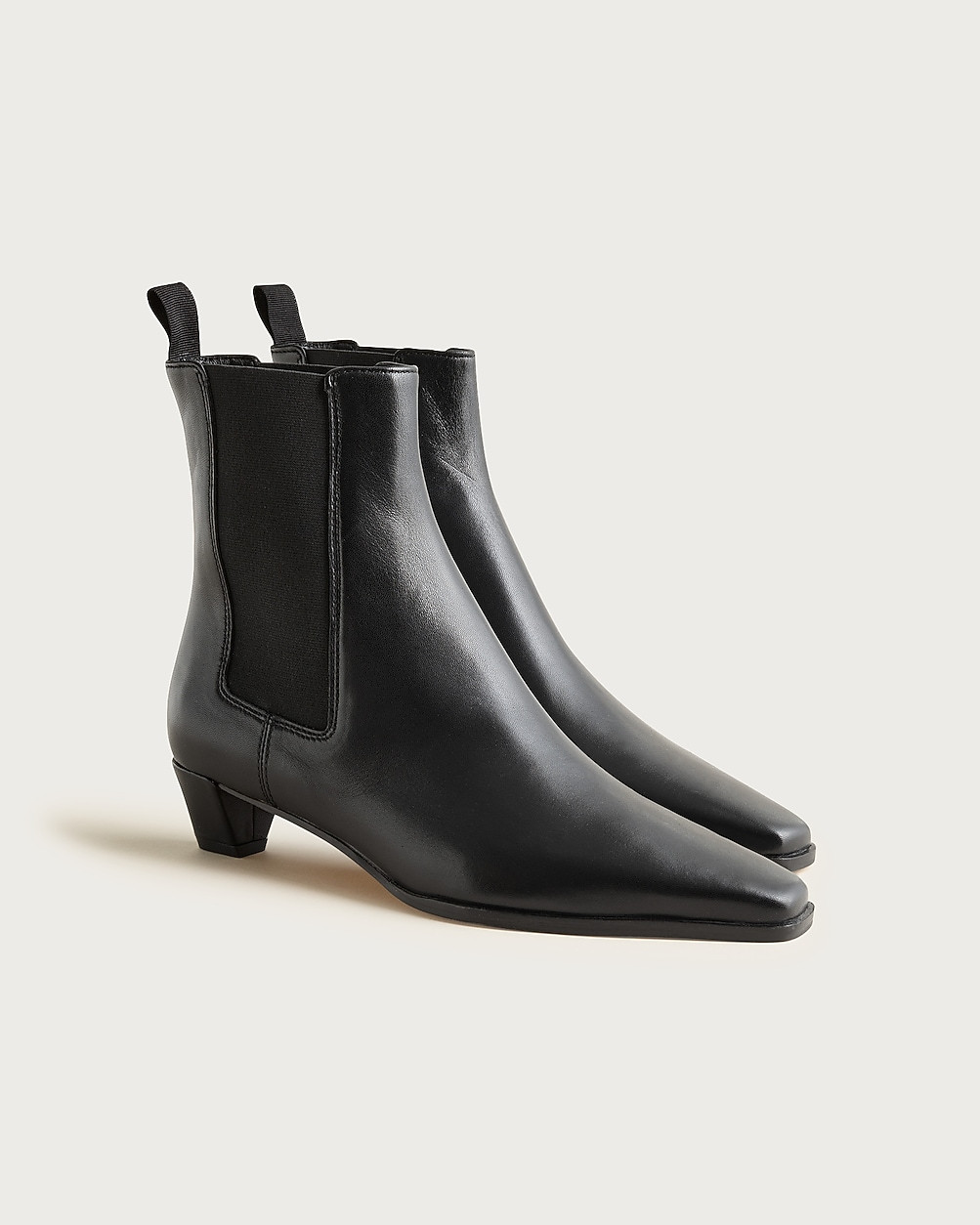 Remi square-toe ankle boots in leather | J. Crew US