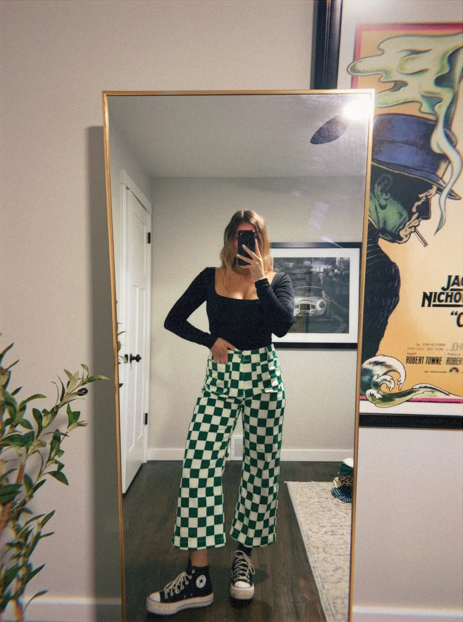 st. patty’s day outfit idea! these checkered pants are so fun and so comfy! come in several colors  

#LTKSeasonal #LTKootd
