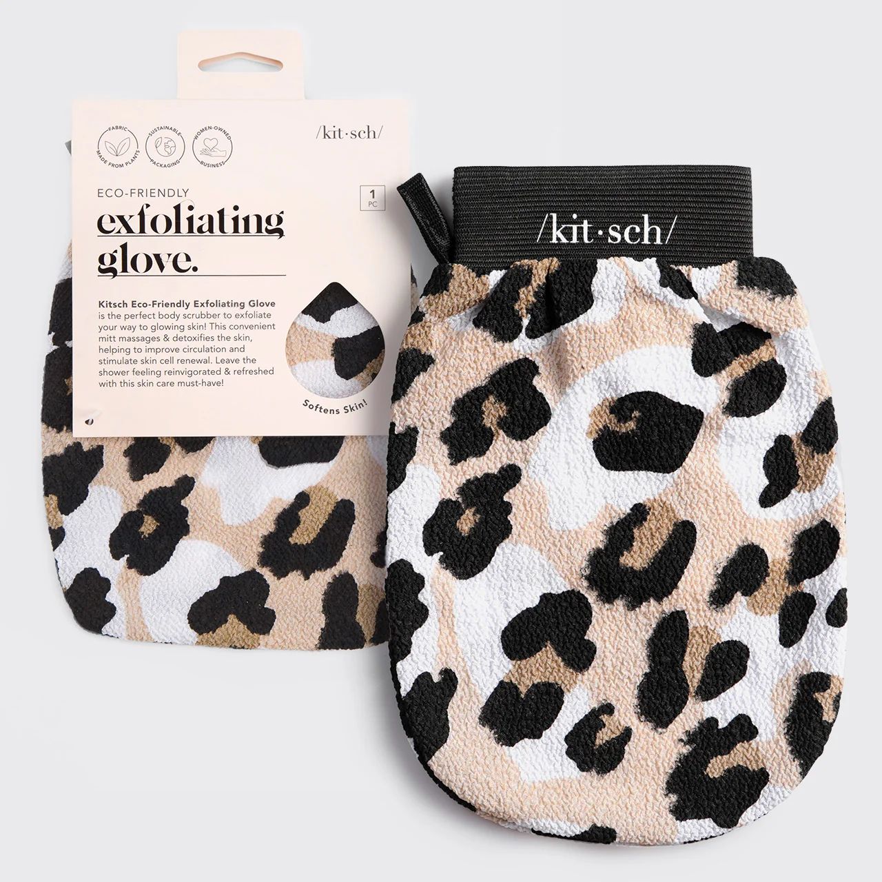 Exfoliating Glove - Leopard | Kitsch