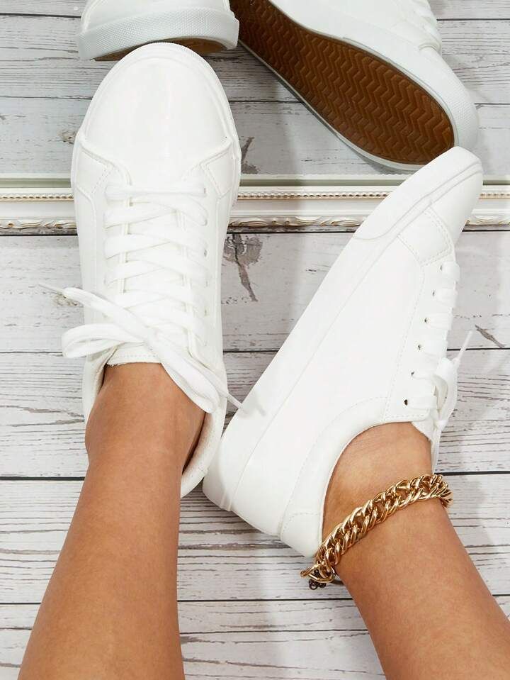 Lace-up Front Skate Shoes | SHEIN