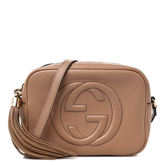 Pebbled Calfskin Small Soho Disco Bag Camelia | FASHIONPHILE (US)